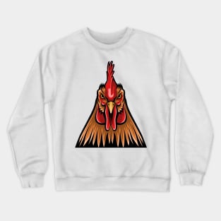 Rooster Head Crewneck Sweatshirt